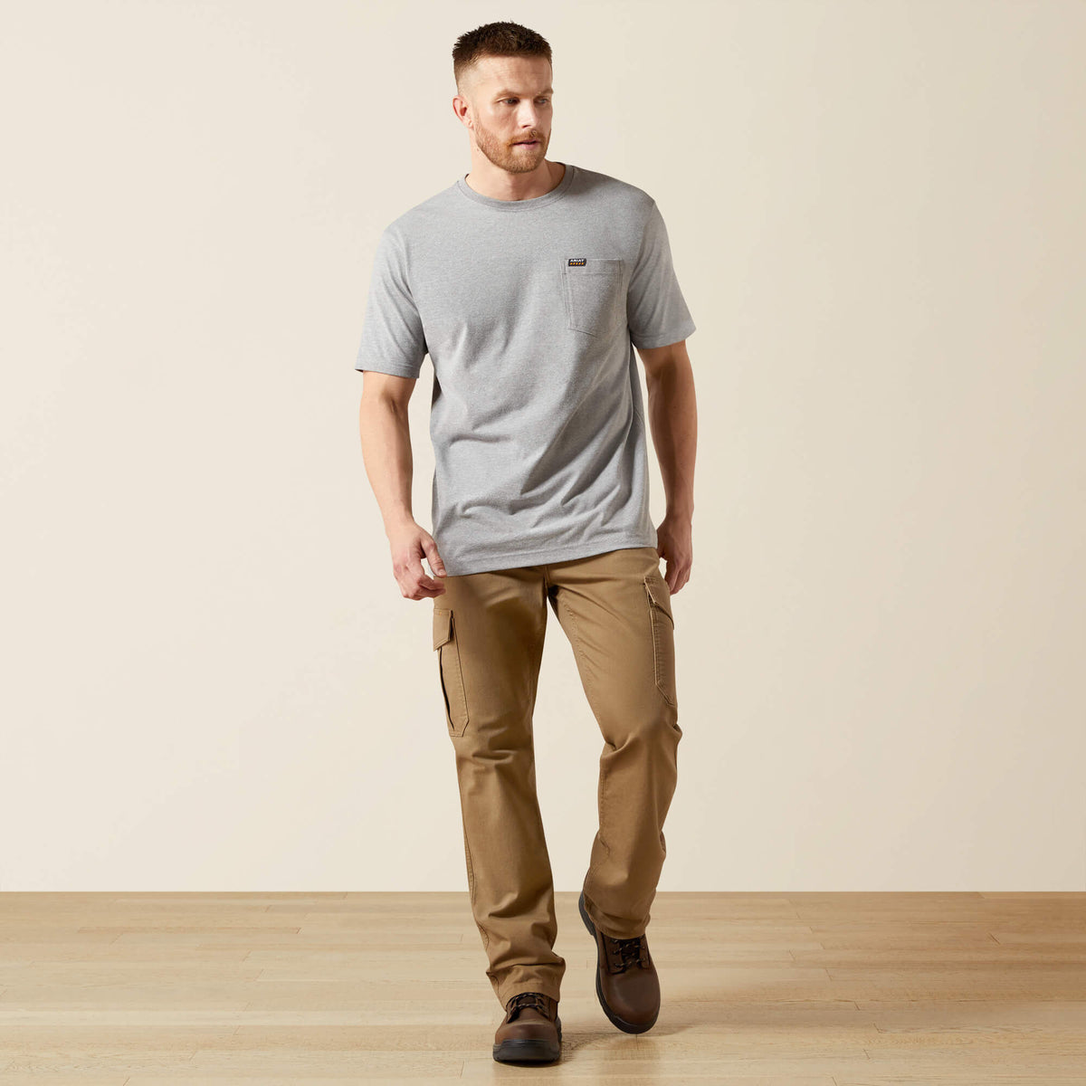 Men Rebar Cotton Strong Standard Pocket T-Shirt | Ariat near me