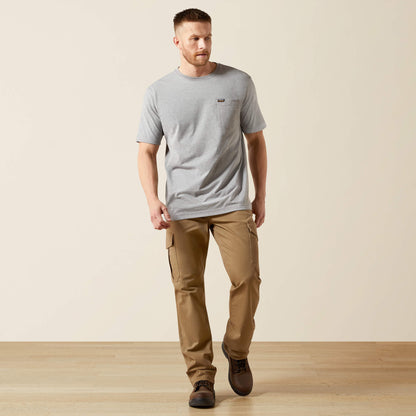 Men Rebar Cotton Strong Standard Pocket T-Shirt | Ariat near me