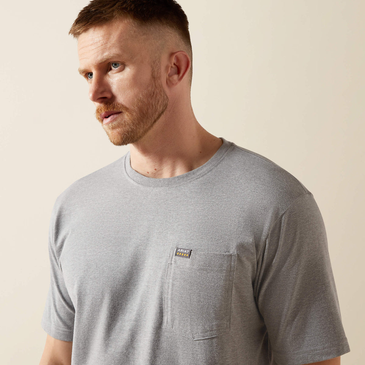Men Rebar Cotton Strong Standard Pocket T-Shirt | Ariat near me