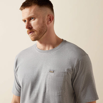 Men Rebar Cotton Strong Standard Pocket T-Shirt | Ariat near me