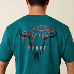 Men Ariat Cattle Skull Freedom Classic Fit T-Shirt | Ariat Online