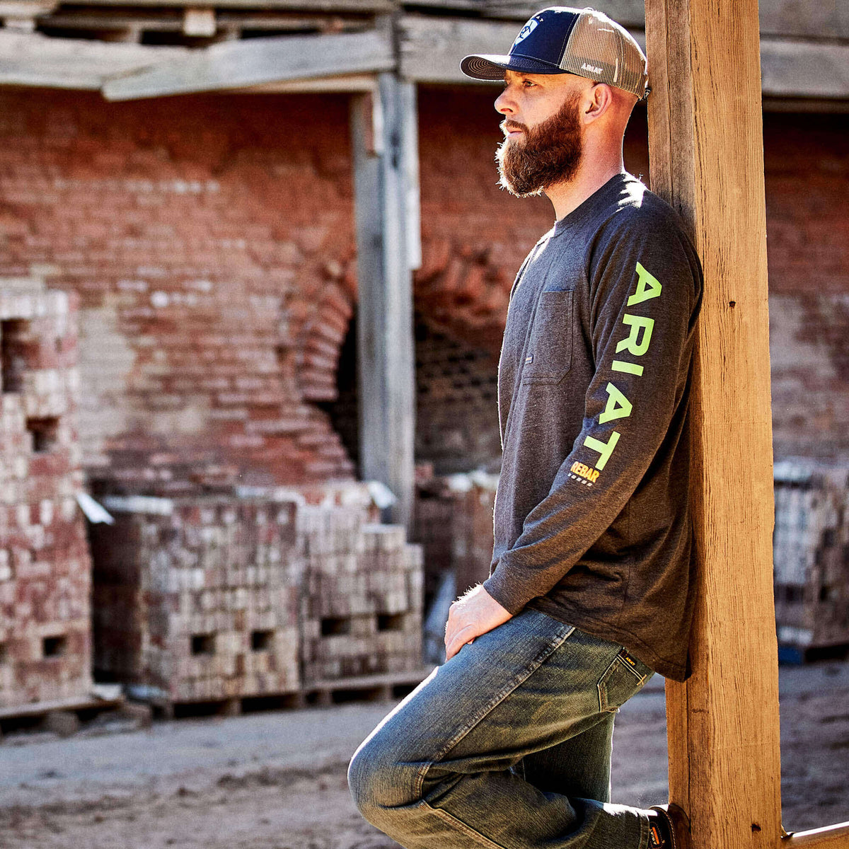 Men Rebar Cotton Strong Graphic T-Shirt | Ariat us