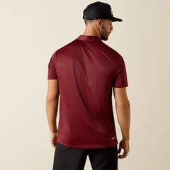 Men All Over Print Fitted Polo | Ariat near me
