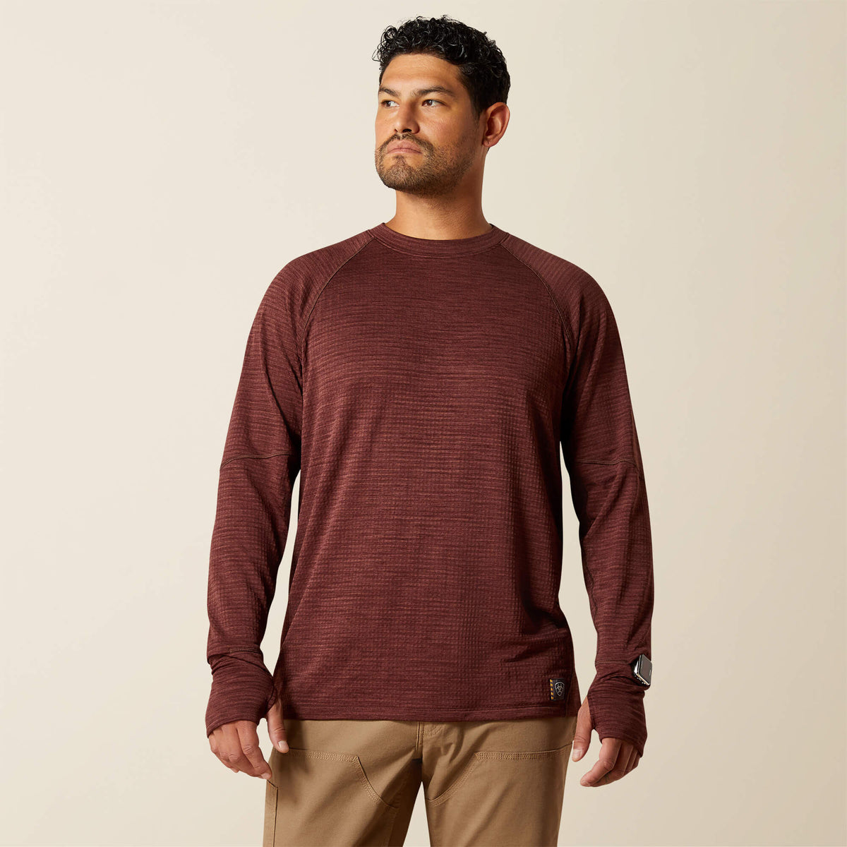 Men Rebar Gridwork Crewneck T-Shirt | Ariat