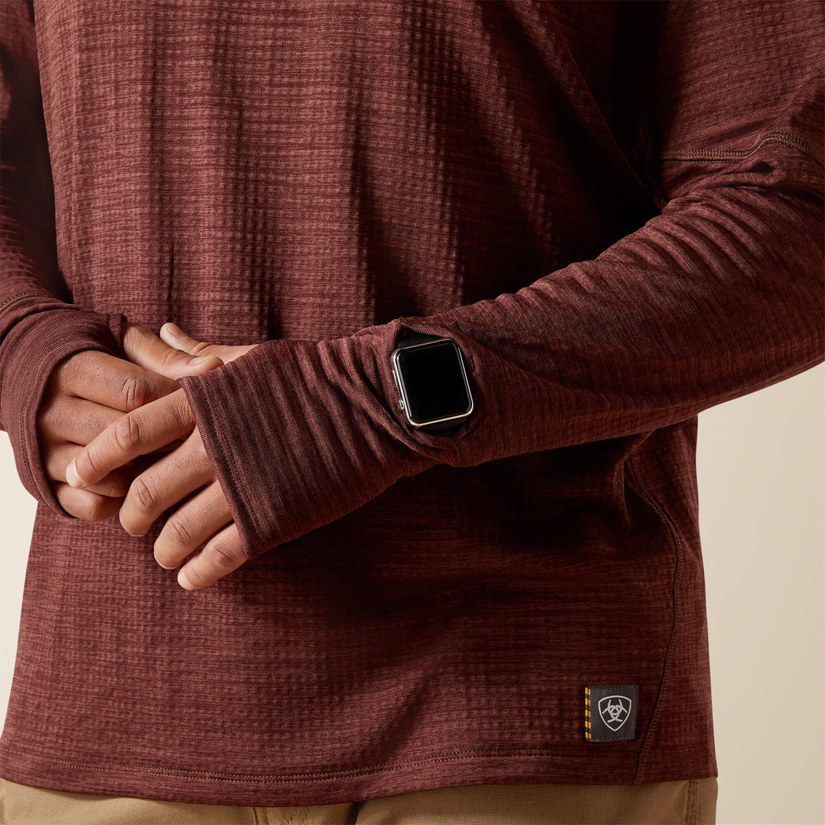 Men Rebar Gridwork Crewneck T-Shirt | Ariat