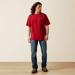 Men Rebar Cotton Strong Standard Pocket T-Shirt | Ariat Discount