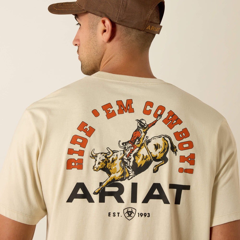 Men Ariat Ride Em Cowboy Classic Fit T-Shirt | Ariat Online