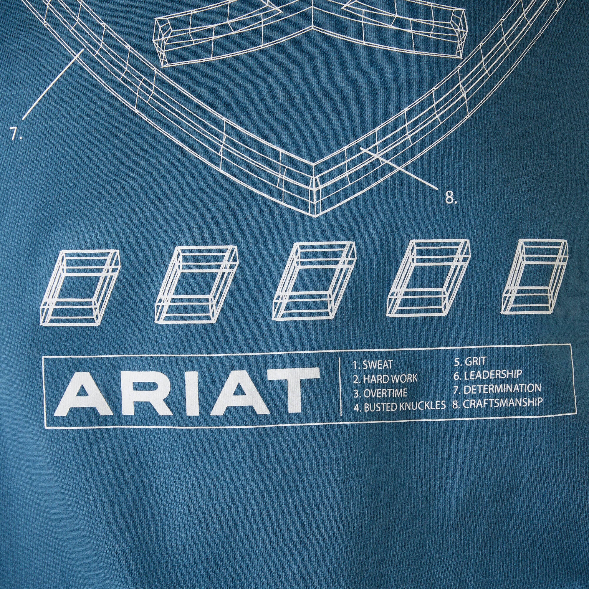 Men Rebar Workman Blueprint | Ariat for sale