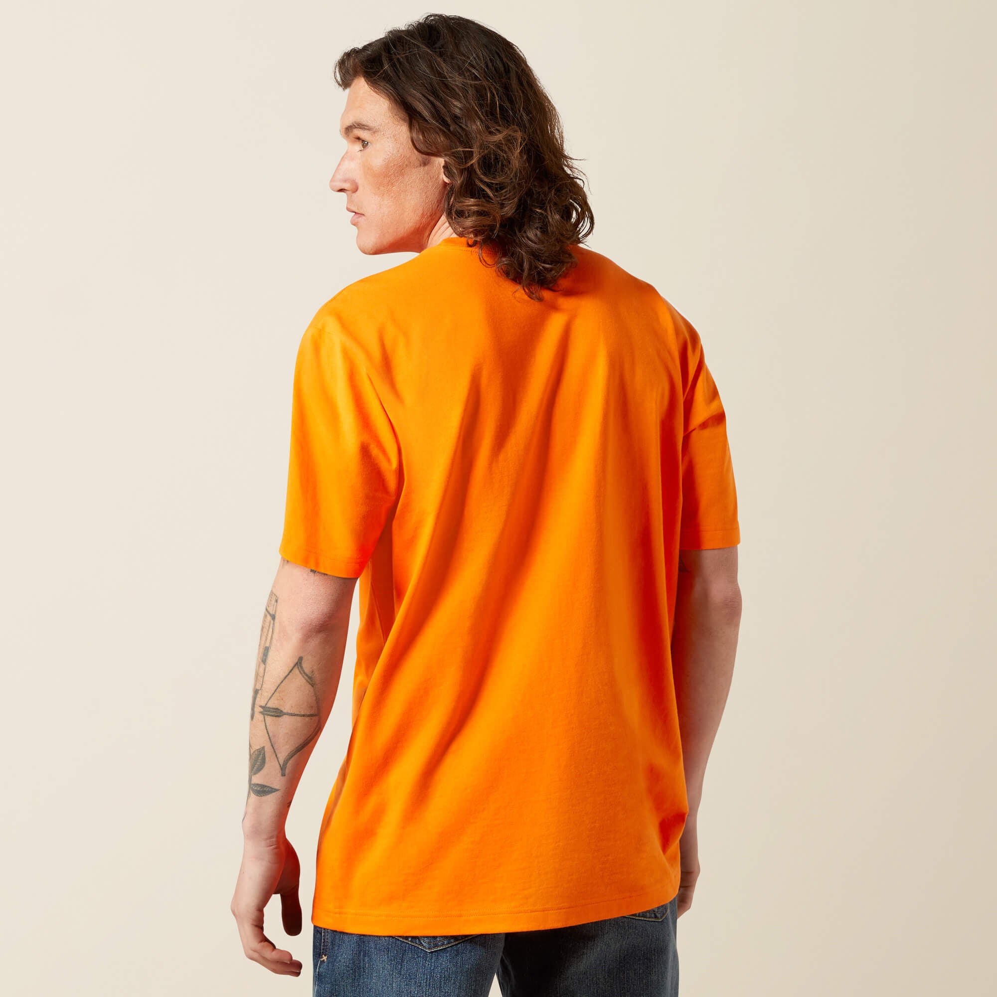 Men Rebar Cotton Strong Standard Pocket T-Shirt | Ariat