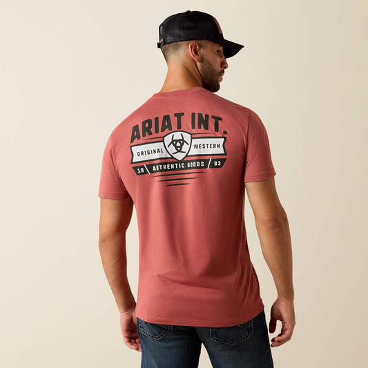 Men Ariat Banner Badge T-Shirt | Ariat us
