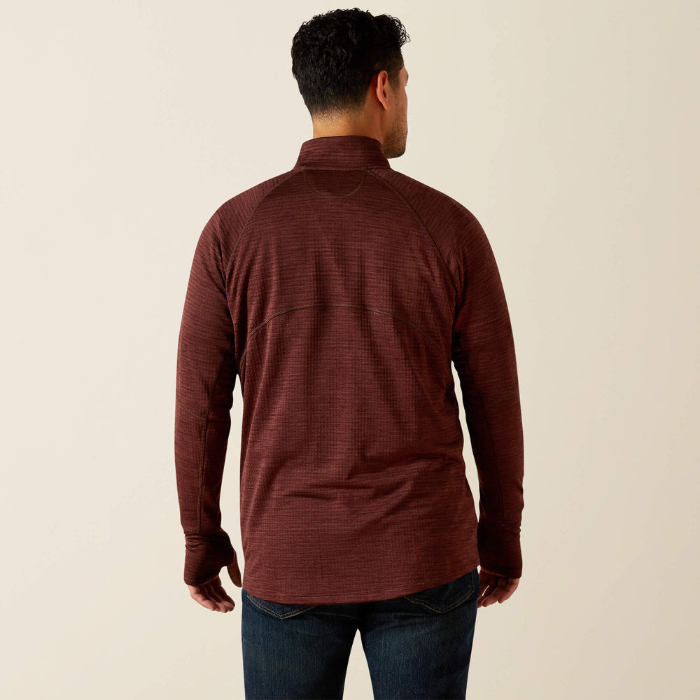 Men Rebar Gridwork Baselayer 1/4 Zip T-Shirt | Ariat for sale