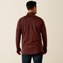 Men Rebar Gridwork Baselayer 1/4 Zip T-Shirt | Ariat for sale