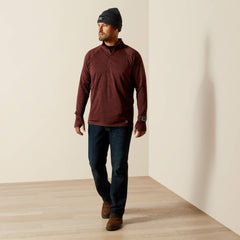 Men Rebar Gridwork Baselayer 1/4 Zip T-Shirt | Ariat for sale