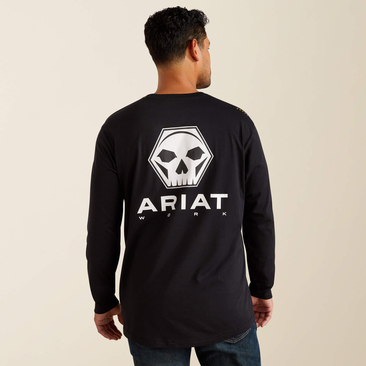 Men Rebar Workman Bolt Skull T-Shirt | Ariat