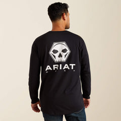 Men Rebar Workman Bolt Skull T-Shirt | Ariat