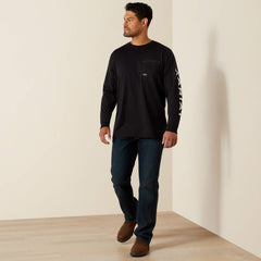 Men Rebar Workman Bolt Skull T-Shirt | Ariat