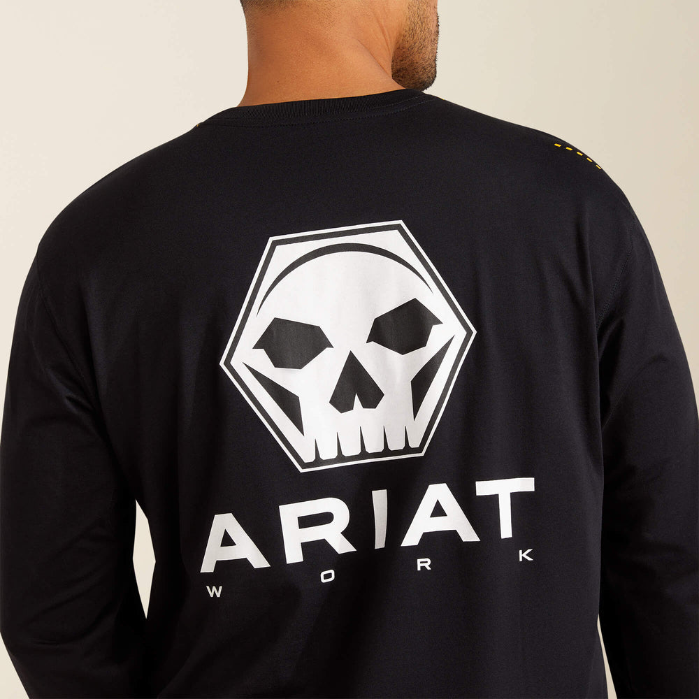 Men Rebar Workman Bolt Skull T-Shirt | Ariat