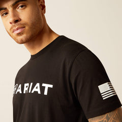 Men Ariat Shield Flag T-Shirt | Ariat Outlet