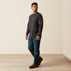 Men Rebar Cotton Strong Standard Logo Pocket T-Shirt | Ariat