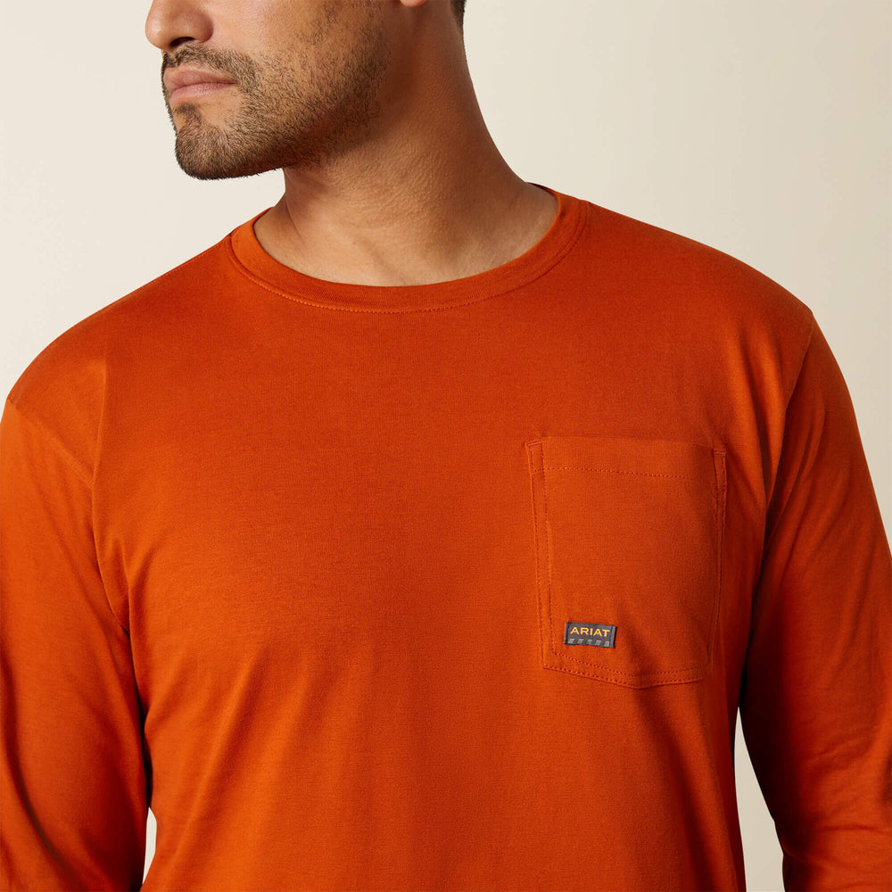Men Rebar Cotton Strong WHLF T-Shirt | Ariat us