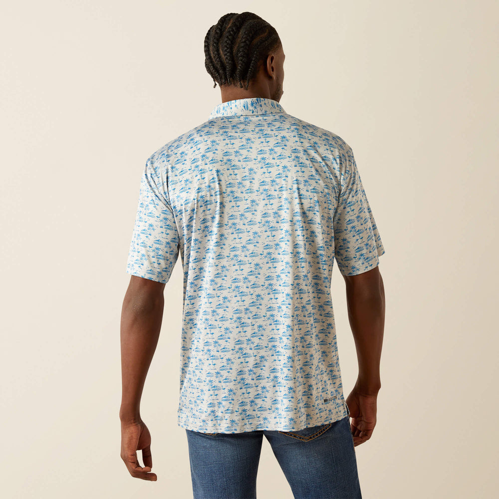 Men Charger 2.0 Printed Polo | Ariat on sale
