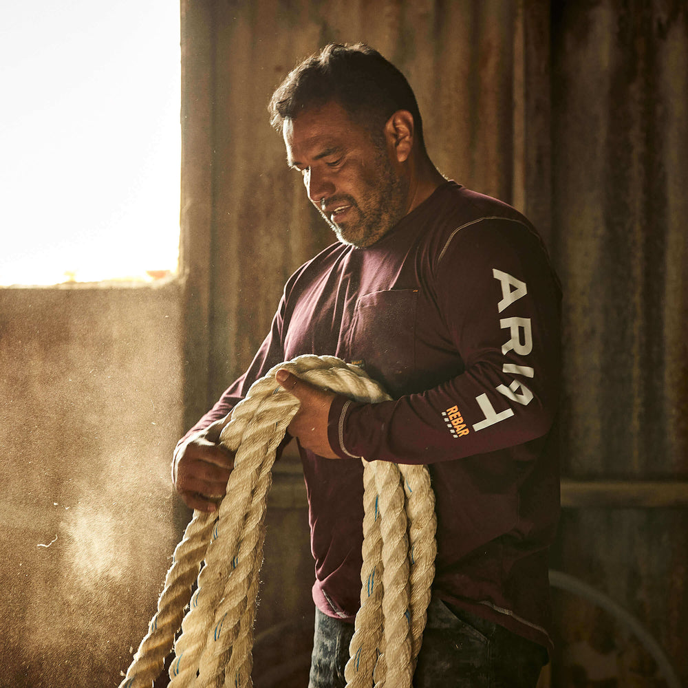 Men Rebar Workman Logo T-Shirt | Ariat for sale
