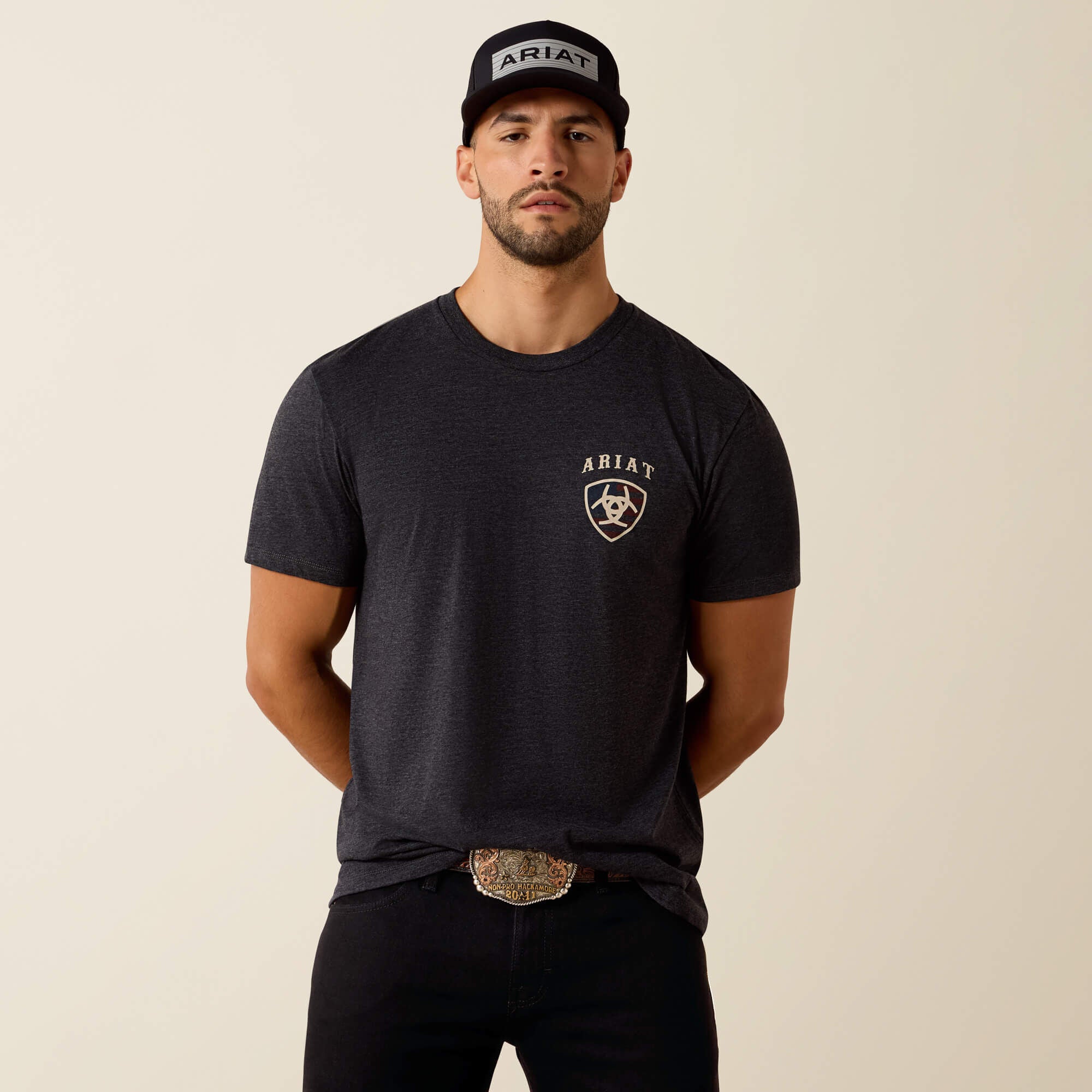 Men Ariat American Bison Classic Fit T-Shirt | Ariat us