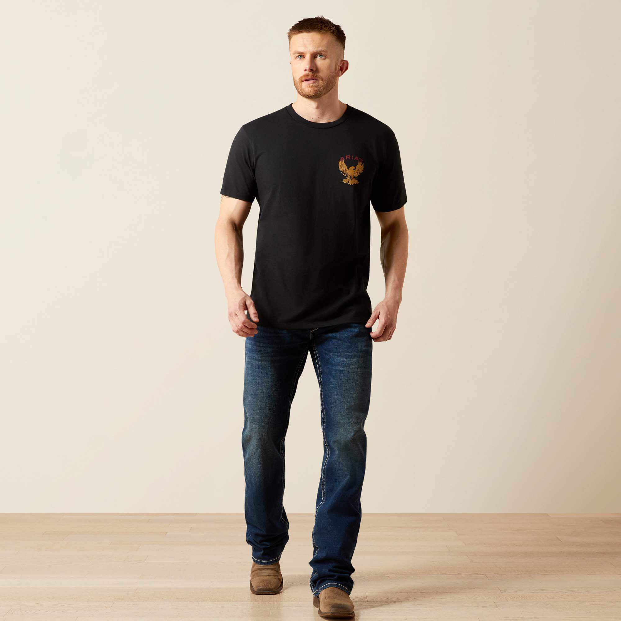Men Ariat Rustic Eagle T-Shirt | Ariat