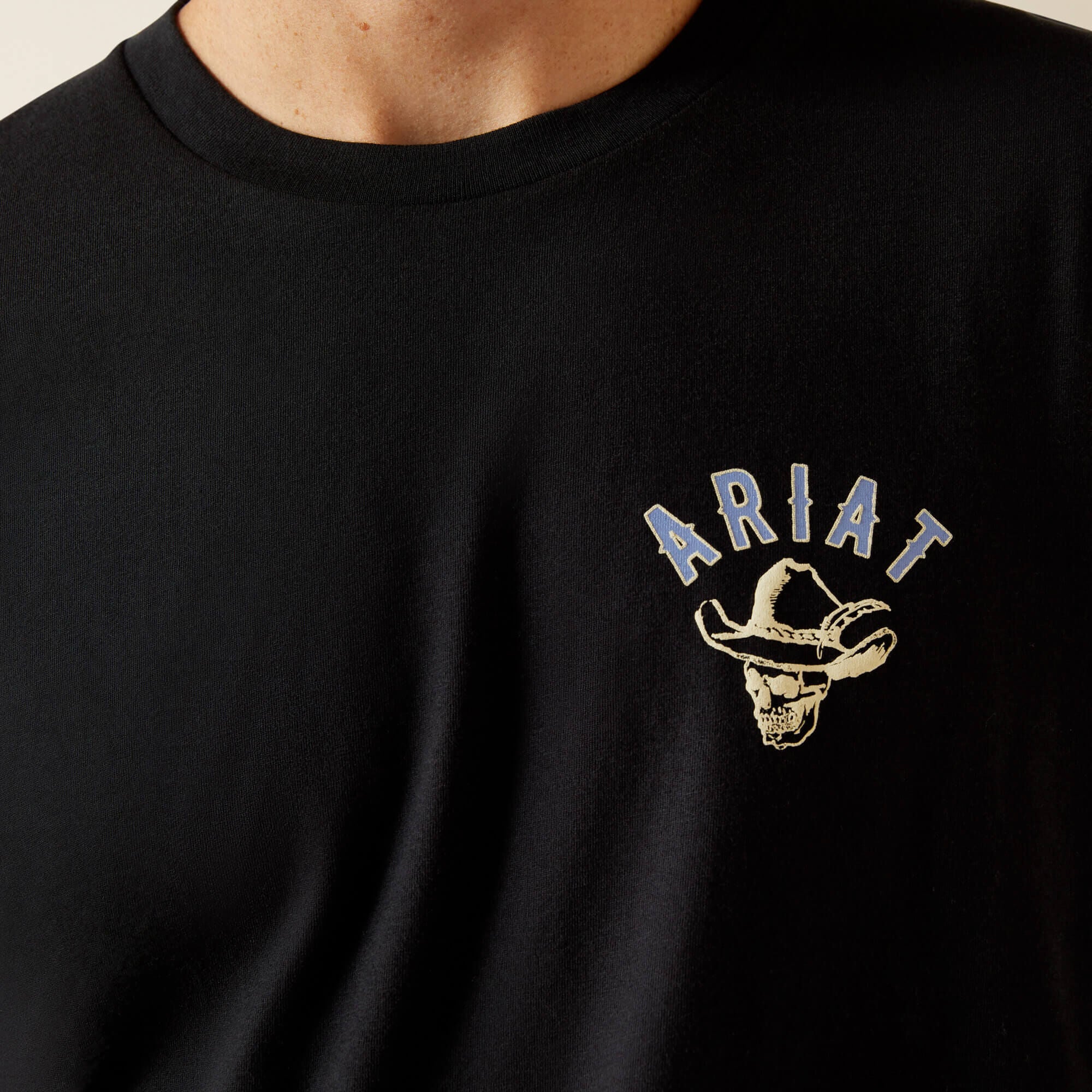 Men Ariat Stitched Skull T-Shirt | Ariat near me