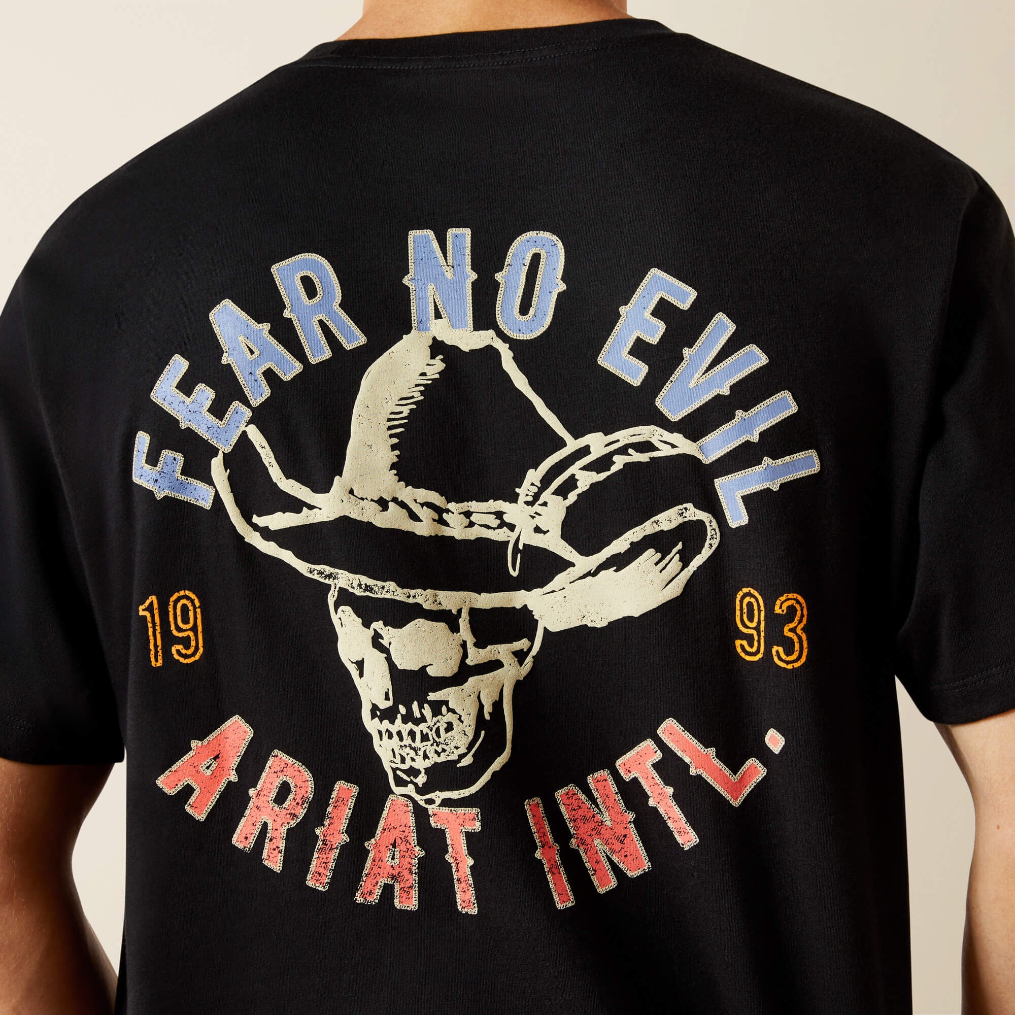 Men Ariat Stitched Skull T-Shirt | Ariat near me