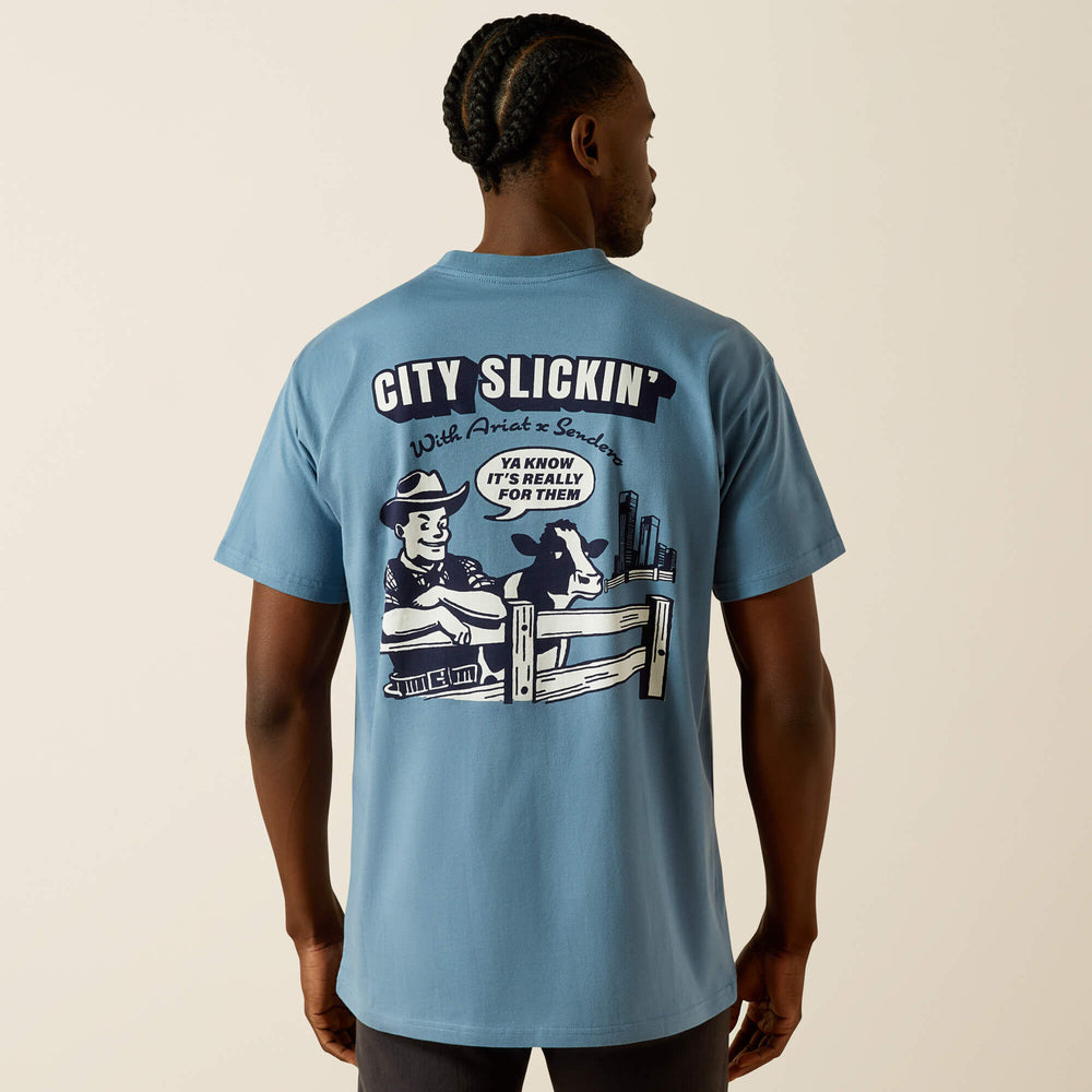 Men Sendero Country Fences T-Shirt | Ariat Discount