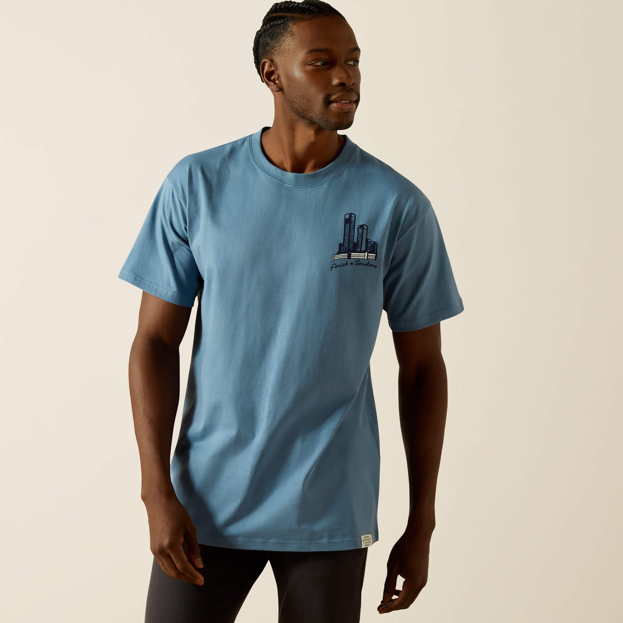 Men Sendero Country Fences T-Shirt | Ariat Discount