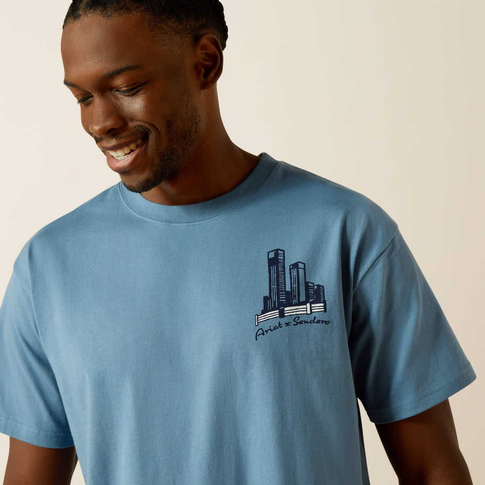 Men Sendero Country Fences T-Shirt | Ariat Discount