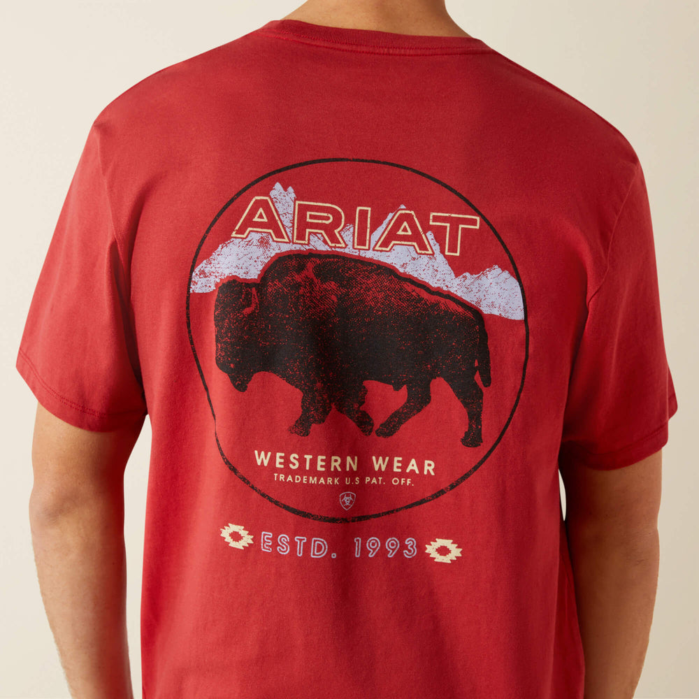 Men Ariat Patriot Buffalo Coin T-Shirt | Ariat Outlet