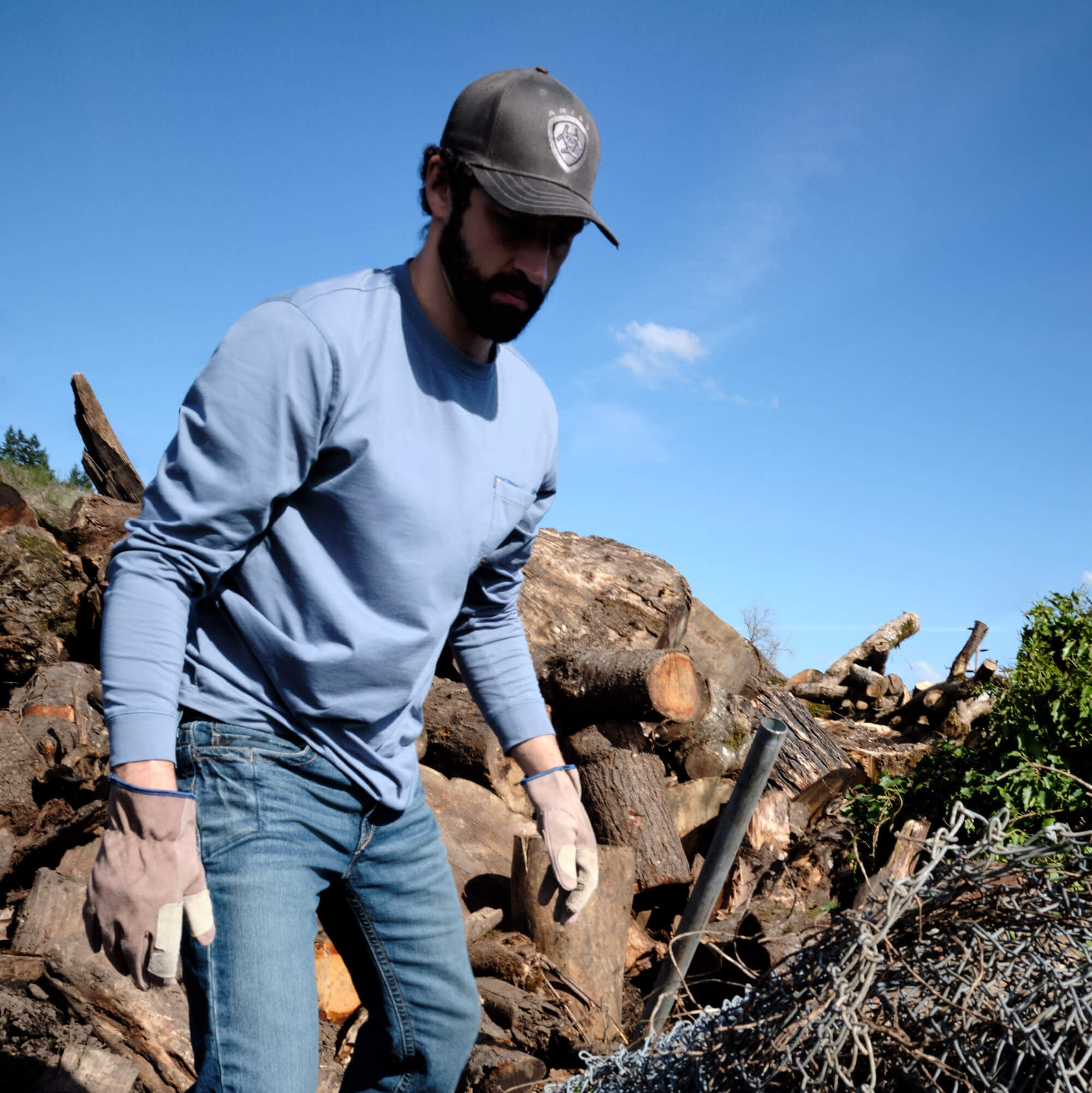 Men Rebar Workman Logo T-Shirt | Ariat on sale