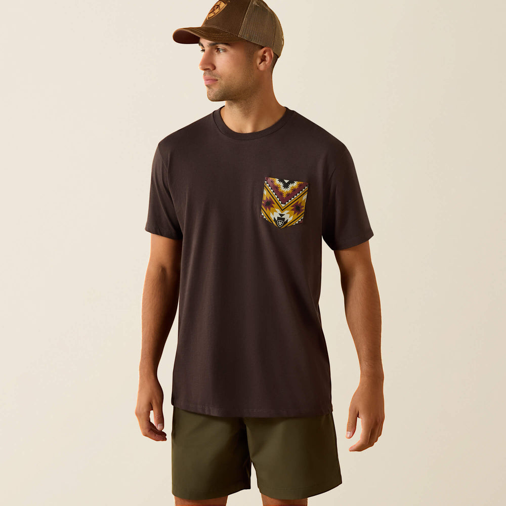 Men Ariat Southwest Longest Horn Classic Fit T-Shirt | Ariat