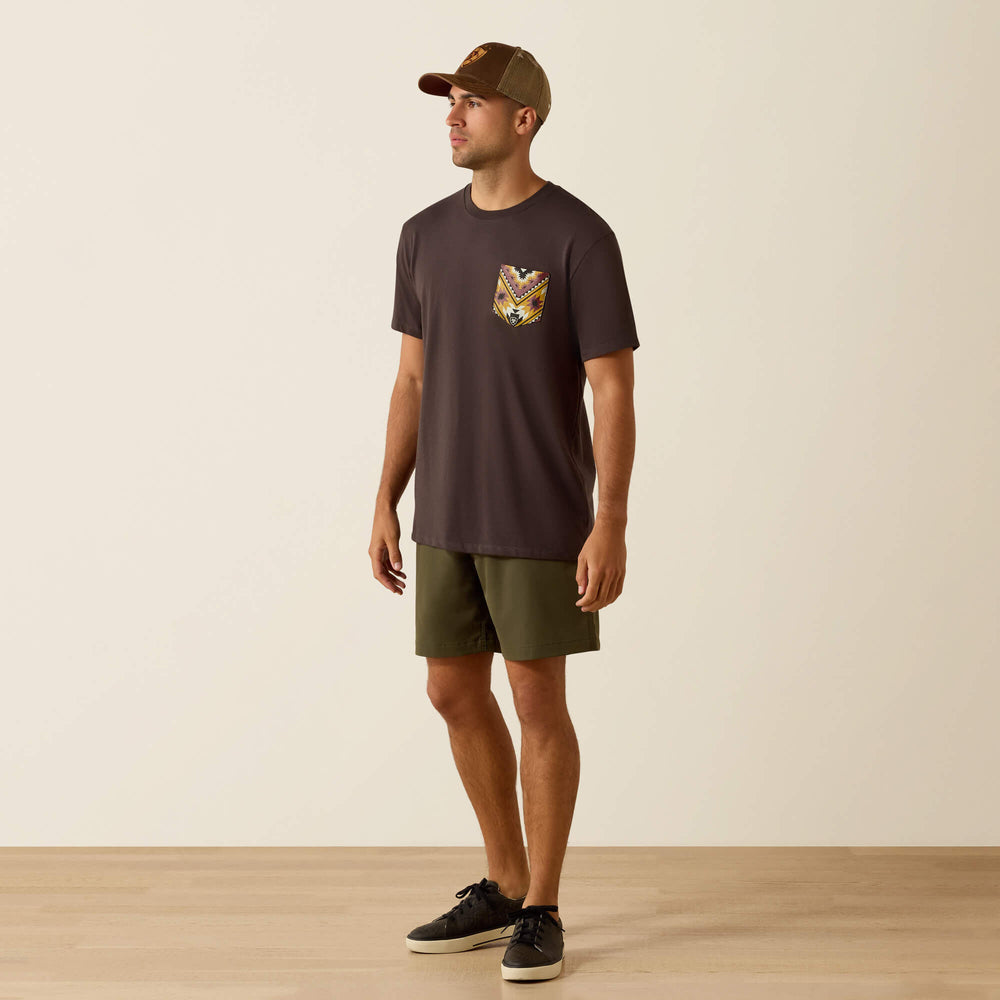Men Ariat Southwest Longest Horn Classic Fit T-Shirt | Ariat