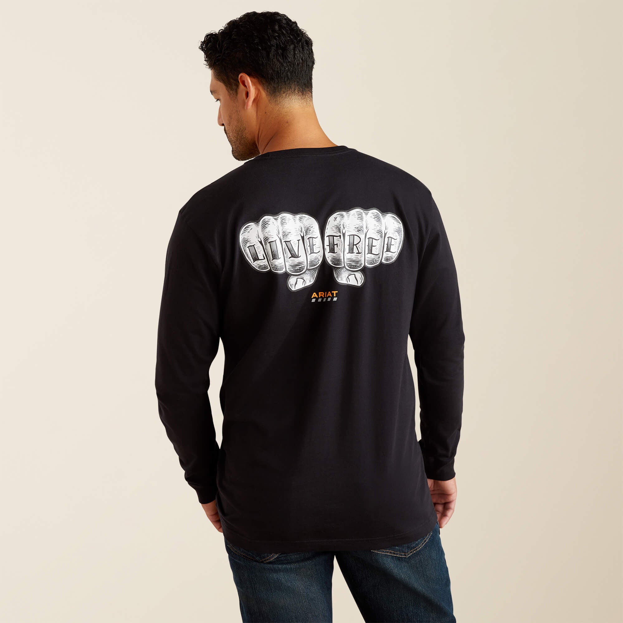 Men Rebar Cotton Strong Bare Knuckle T-Shirt | Ariat for sale