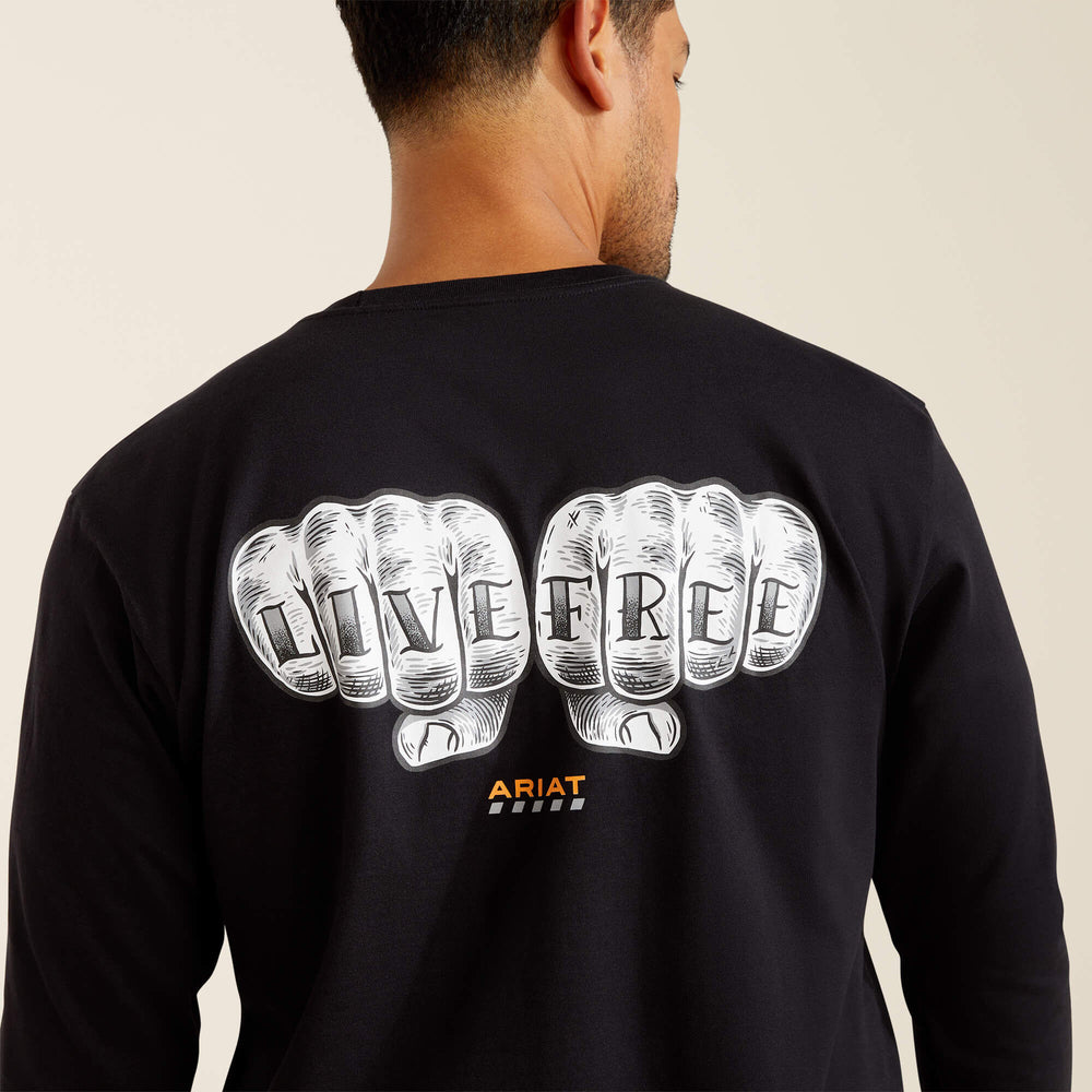 Men Rebar Cotton Strong Bare Knuckle T-Shirt | Ariat for sale