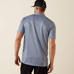 Men All Over Print Fitted Polo | Ariat