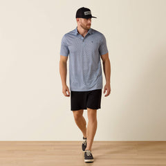 Men All Over Print Fitted Polo | Ariat
