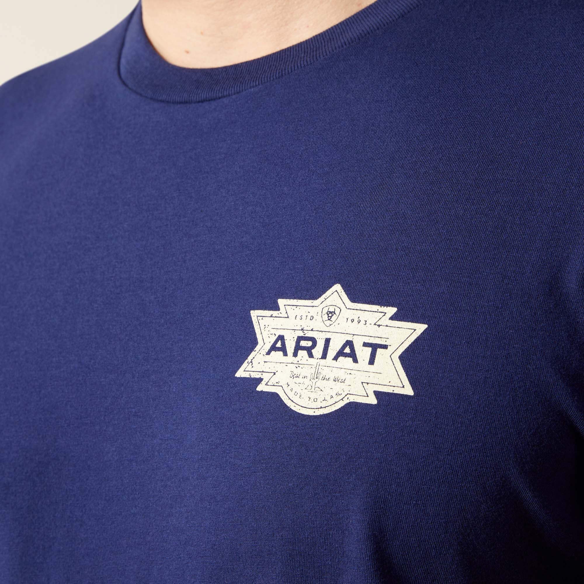 Men Ariat Mesa Motif Lockup T-Shirt | Ariat Discount