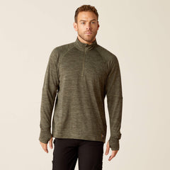Men Rebar Gridwork Baselayer 1/4 Zip T-Shirt | Ariat Discount