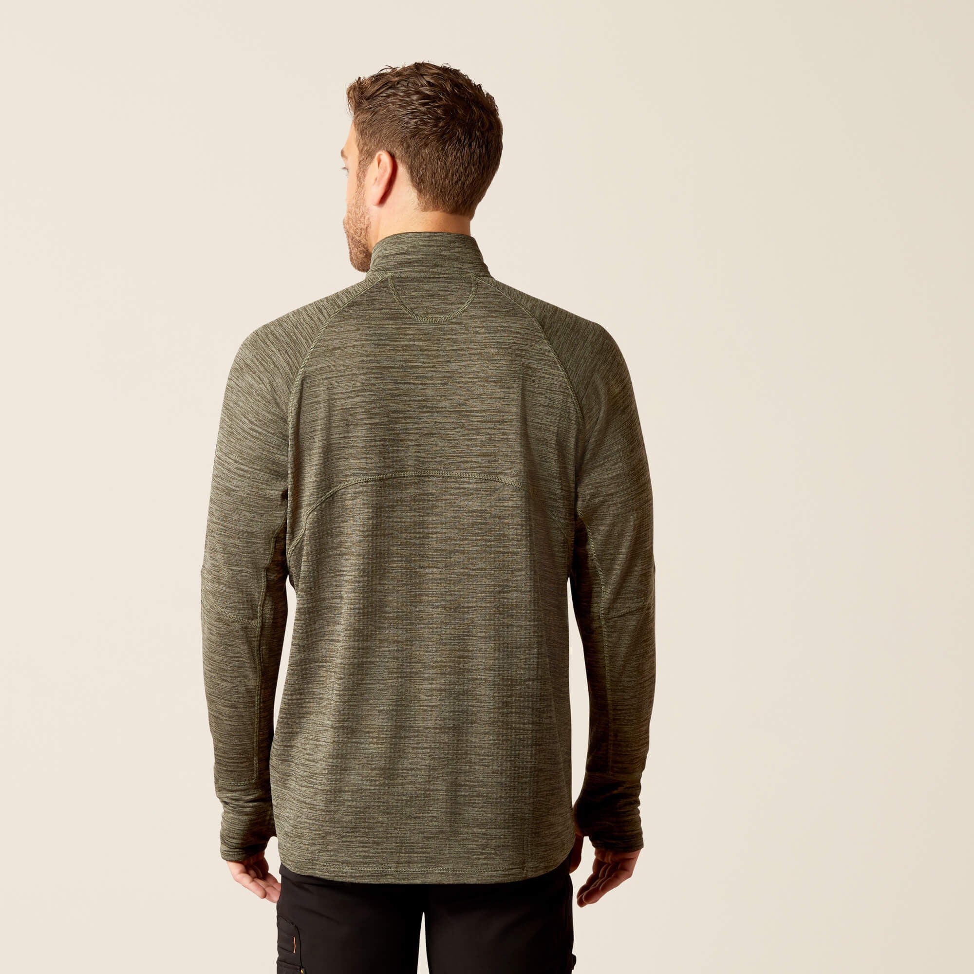 Men Rebar Gridwork Baselayer 1/4 Zip T-Shirt | Ariat Discount