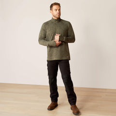 Men Rebar Gridwork Baselayer 1/4 Zip T-Shirt | Ariat Discount