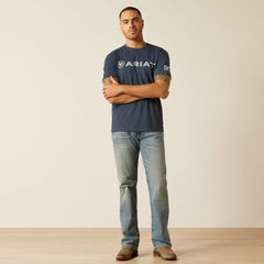 Men Ariat Shield Flag T-Shirt | Ariat us