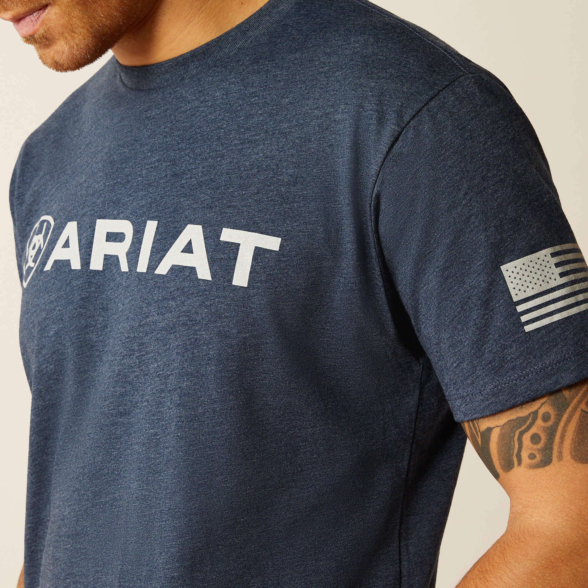 Men Ariat Shield Flag T-Shirt | Ariat us