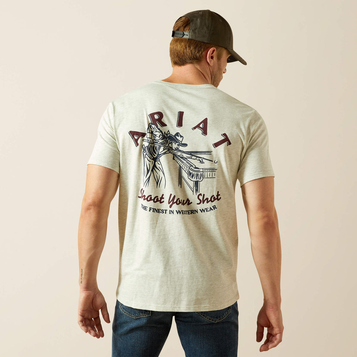 Men Ariat Straight Shooter T-Shirt | Ariat