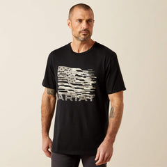 Men Ariat Freedom Flag T-Shirt | Ariat Discount