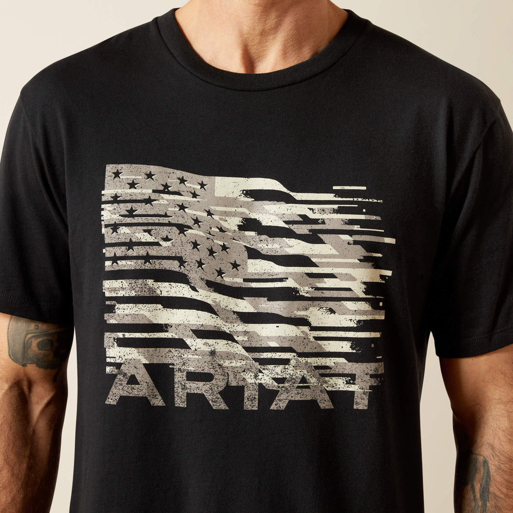 Men Ariat Freedom Flag T-Shirt | Ariat Discount